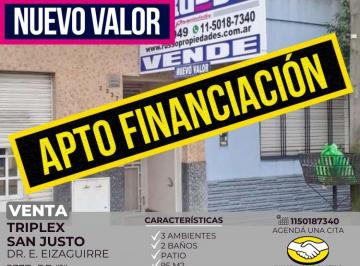 RUS-RUS-160_2 · Venta Departamento 3 Ambientes San Justo