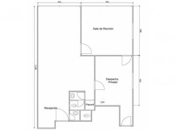 Oficina comercial , Centro / Microcentro · Venta Oficina 96 m² - Frente - Seguridad - 2 Baños - Centro - U$s 200.000.
