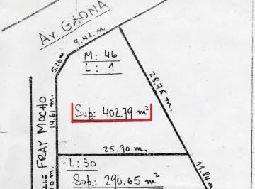 Terreno · 400m² · Lote Autopista del Oeste