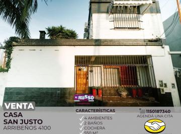 RUS-RUS-3597_2 · Venta Casa 4 Ambientes San Justo