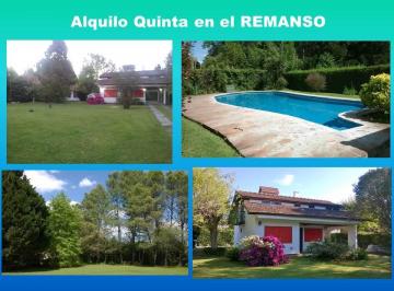 Quinta vacacional de 6 ambientes, Exaltación de la Cruz · Alquiler Quinta El Remanso