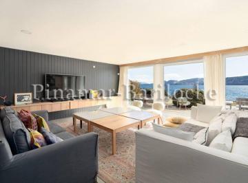 Casa 800m² Alquiler Temporal Pájaro Azul · 1016 - Casa en Alquiler Frente Al Lago en Bariloche, 4 Dorm y 5 Baños con Costa