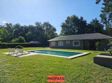 Quinta vacacional de 3 ambientes, Exaltación de la Cruz · Quinta de 1500 m², 3 Ambientes, Parrilla y Pileta de 8 X 4