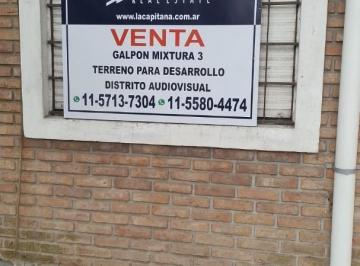 Terreno · 850m² · Lote, Venta Distrito Audiovisual, Caldas Al 200, Chacarita