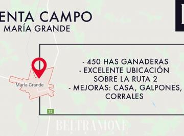 Campo · 450m² · Venta Campo María Grande