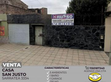 RUS-RUS-7832_2 · Venta Casa 3 Ambientes San Justo