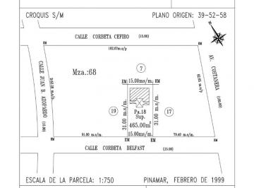 Terreno · 465m² · Lote Multifamiliar en Venta a Media Cuadra del Mar