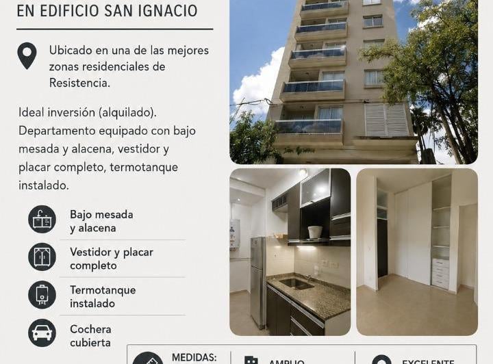 Departamento en venta en Juan Bautista Alberdi · 1 ambiente