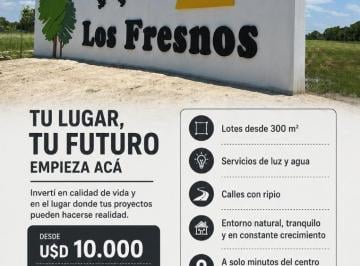 Terreno · 552m² · Se Vende: Puerto Tirol. Loteo "Los Fresnos"