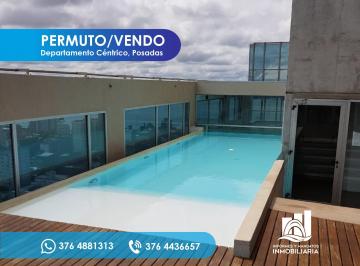 Departamento · 105m² · 2 Dormitorios · 1 Cochera · Vendo Departamento Pleno Centro Posadas (Amenities - Pileta - Sum)