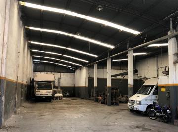 Bodega-Galpón , Villa Lugano · Galpón 17x39 m. - C/techo Parabólico en 2 Terrenos - 603 M.2 - Amplia Oficina - Baño