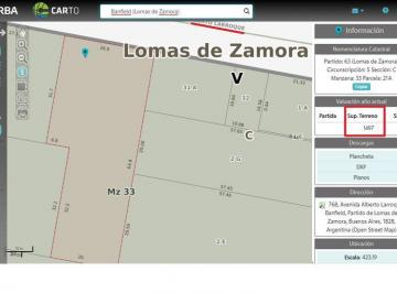 Terreno · 1496m² · Terreno - Banfield Oeste