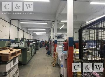 Bodega-Galpón · 1100m² · Planta Industrial / Depósito, en El Partido de Parque Patricios