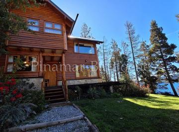 Casa de 4 ambientes, San Carlos de Bariloche · Cabaña en Alquiler con Costa de Lago Km 10 - 1073