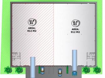 Depósito · 1824m² · Excelente Depósito en Venta en El Parque Industrial Ezeiza