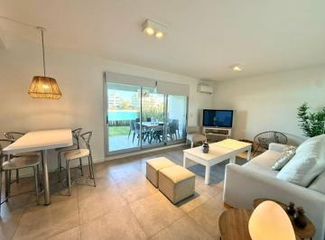 Departamento de 3 ambientes, Pilar · Alquiler en Crystal Lagoon, depto en P. B Jardín Propio. 2 Dorm, 3 Baños