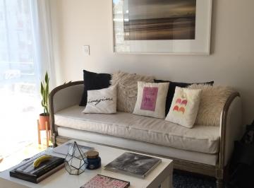 Departamento de 1 ambiente, Palermo · Jorge Newbery y Arce. Amplio en L, Piso Alto, Vista, Espacio Lavarropas. 44 m², Balcón, Piscina.
