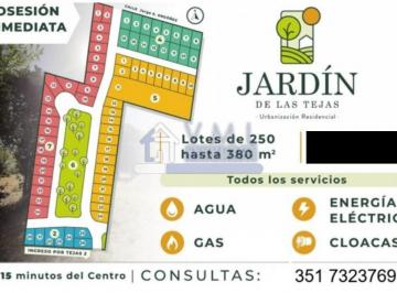 Terreno · 260m² · Jardin de Las Tejas - Lotes Desde 250 m² - Casas - Excelentes!