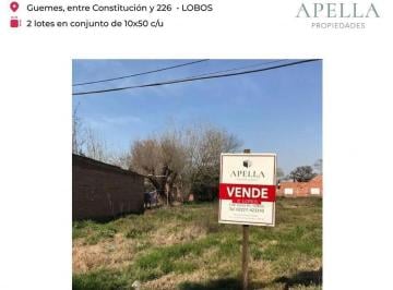 Terreno · 1m² · Venta - Dos Lotes en Conjunto de 10 X 50 Cada Uno