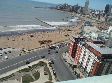 Departamento de 1 ambiente, Mar del Plata · Departamento 1 Ambiente con Vista Plena Al Mar. con Espacio de Cochera