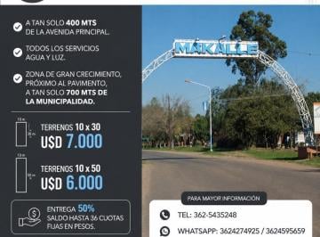 Terreno · 300m² · Se Vende: Lanzamiento Loteo Makalle.