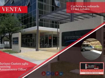 Garage · 9m² · Cochera - Amaneceres Office (Comerciales)