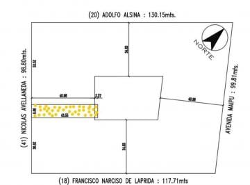 Terreno · 377m² · 1 C / Av Exc Lote Para Construir Edificio de 7 Pisos