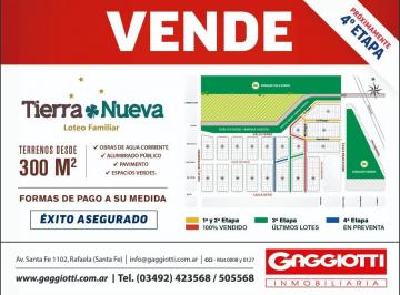 Terreno · 300m² · Loteo Tierra Nueva