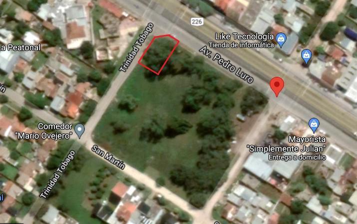 Lote numero 1 sobre vereda par. 299m² en esquina — Jorge Newbery