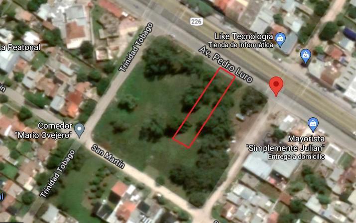 Lote sobre vereda par, 591m² — Jorge Newbery