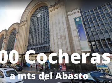 Garage , Abasto · 100 Cocheras en Edificio de Categoría - Venta en Block.