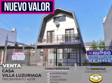 RUS-RUS-8269_2 · Venta Casa 4 Ambientes Villa Luzuriaga