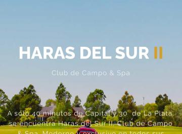 Terreno , Brandsen · Haras del Sur II. Fracción 24 Lote 408 de 30x22 y 55x35 m. Brandsen