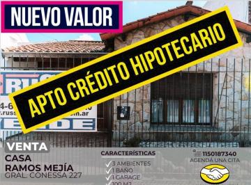 RUS-RUS-8314_2 · Venta Casa 3 Ambientes Ramos Mejia