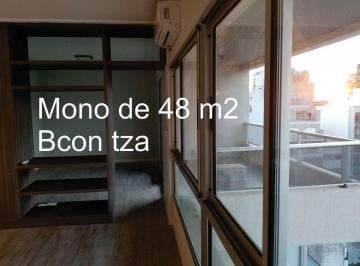 Departamento de 1 ambiente, Belgrano · Semi Piso Mono C/fte C/bcon Tza 48 m²