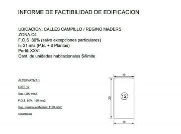 Terreno · 200m² · Terreno Cofico 200 m² Sup. Max Edificar 1120 m²