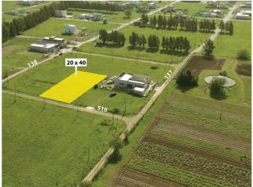 Terreno · 800m² · Lote de 20x40 en 510 E/ 137 y 138 - J. Hernández - La Plata