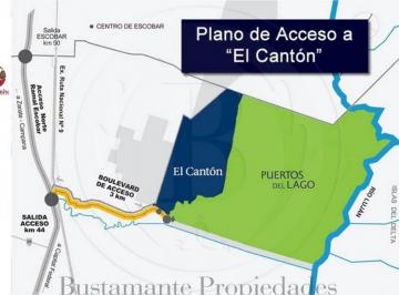 Terreno , Escobar · Bustamante Prop El Canton Golf 10963 Lote Venta Escobar