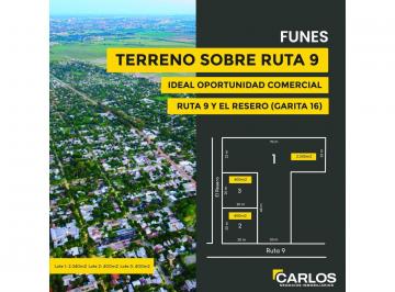 Terreno · 3140m² · Terreno de Gran Dimensión Sobre Ruta 9 (Ver en La Descripción Costo por Lote)