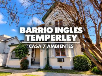 Casa de 7 ambientes, Lomas de Zamora · Casa 7 Ambientes, Estilo Ingles