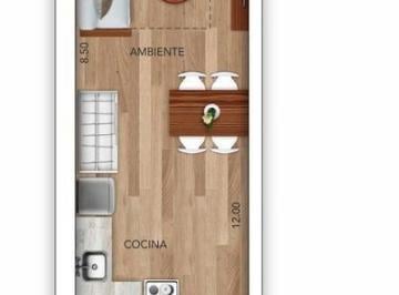 Departamento de 1 ambiente, Uruguay · Venta Monoambiente - Pocitos Nuevo