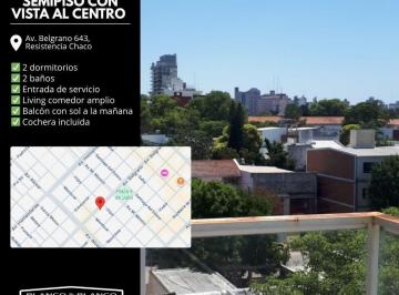 Departamento · 90m² · 3 Ambientes · 2 Cocheras · Se Vende: Belgrano 643. Departamento de 2 Dorm.
