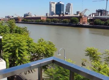 Departamento de 3 ambientes, Puerto Madero · Alquiler 3 Dorm. Amoblado Frente Al Dique con 2 Cocheras