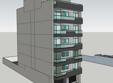 Edificio · 743m² · 5 Cocheras · Proyecto de Edificio en Lote Centrico Zarate