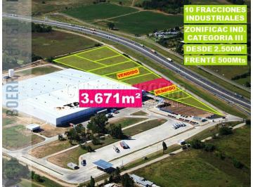 Bodega-Galpón · 3671m² · 3671 m S/panam R Pilar Km 63 - Fracciones Industriales de 2.5