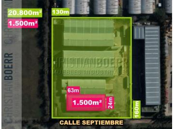 Bodega-Galpón · 1500m² · 3 Ambientes · Deposito en Alquiler Parcial Desde 750 m Cub. Dentro de un P