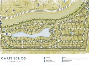 Terreno · 679m² · Lote Al Agua en Carpinchos