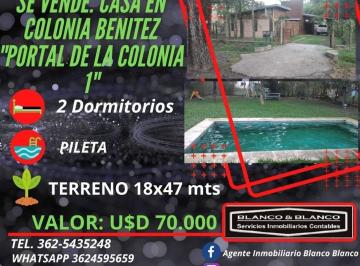 Casa · 85m² · 3 Ambientes · 2 Cocheras · Se Vende: Portal de La Colonia L. Casa 2 Dorm.
