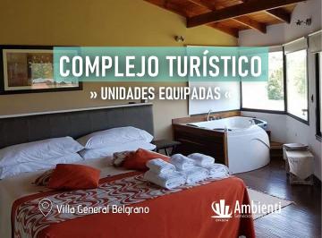 Fondo de comercio de 4 ambientes, Villa General Belgrano · Complejo Turístico en Venta Villa General Belgrano