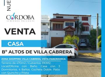 Casa · 390m² · 10 Ambientes · 3 Cocheras · Casa en Venta Altos de Villa Cabrera